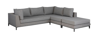 EXOTAN® Sicilie Gartenlounge Nanotex Grau Rechts